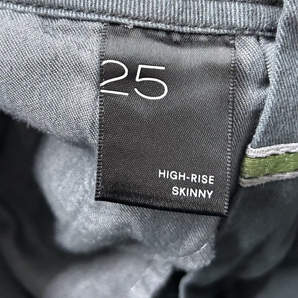 Anthropologie Pilcro High Rise Skinny Jeans Womens Size 25 Gray - Picture 9 of 10